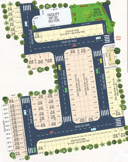 Master Plan of Kedia Anant Villas in Vaishali Nagar, Jaipur - Image 173070