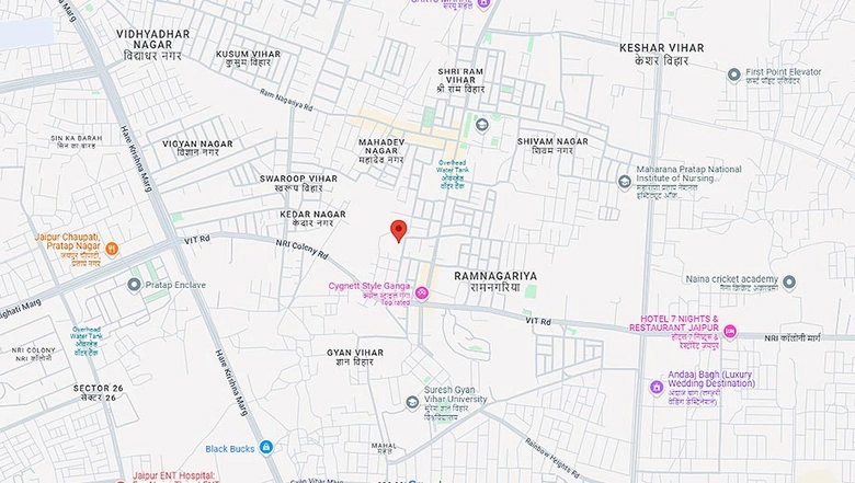 Location of Four Season Real Apartment in Jagatpura, Jaipur - Image 173081