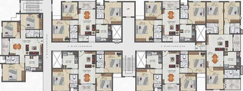 Floor Plan of Dac Midtown in Guduvancheri, Chennai - Image 170243