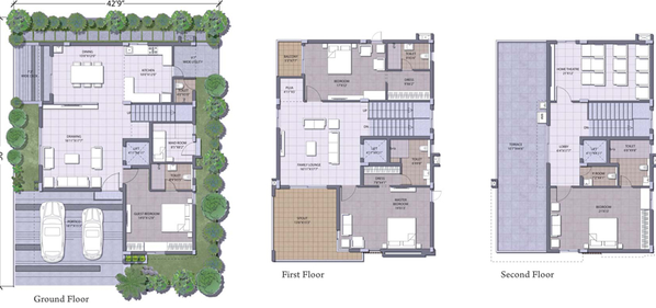 4 BHK House/Villa in Hallmark Floresta in Patighanpur, Hyderabad - Image 718757