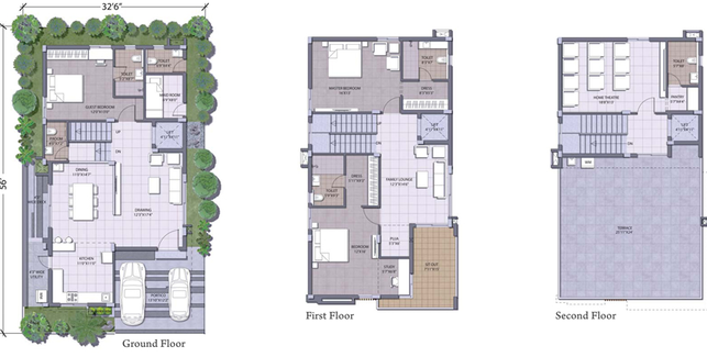3 BHK House/Villa in Hallmark Floresta in Patighanpur, Hyderabad - Image 718755