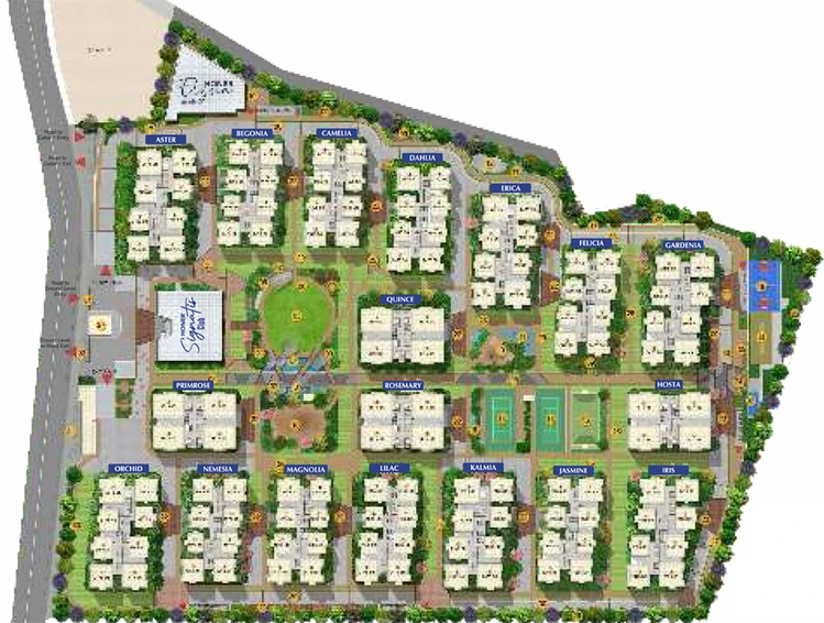 Master Plan of Honer Signatis in Kukatpally, Hyderabad - Image 108046