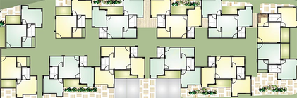 Floor Plan of Harbinger Heights in Mansarovar, Jaipur - Image 172998