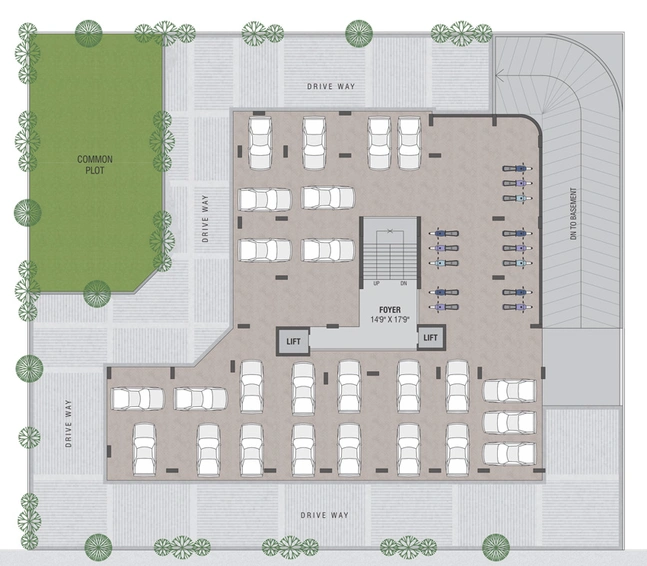 Master Plan of Landmark Vaidehi Prime in Vavol, Gandhinagar - Image 108055