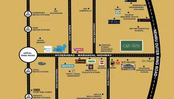Location of Jains Central Park East - Image 108311