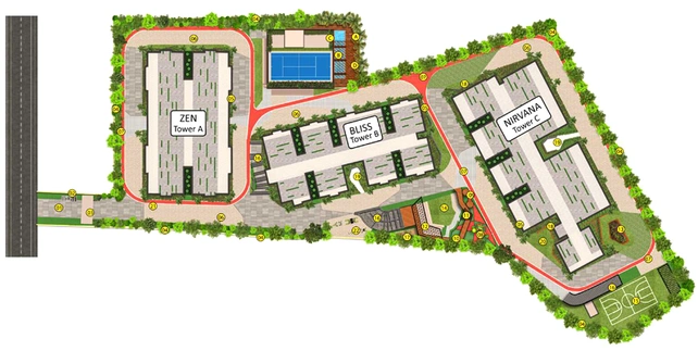 Master Plan of Reliance Elysium in Mokila, Hyderabad - Image 108342