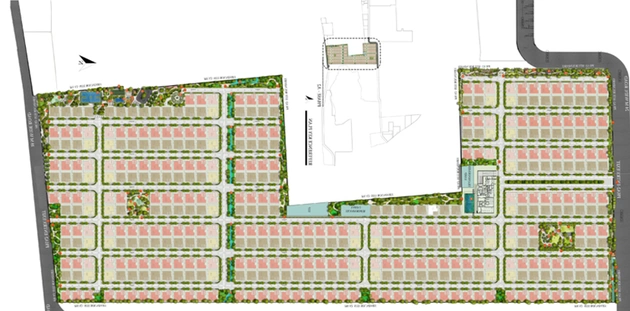 Master Plan of Aurobindo Sansa County Sector 2 in Patancheru, Hyderabad - Image 108162