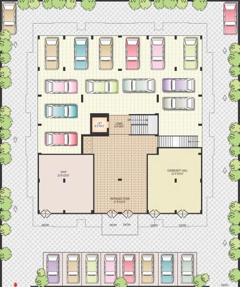 Master Plan of SDC Ganesh Kripa in Bapu Nagar, Jaipur - Image 172375
