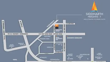 Location of Siddharth Heights 1 - Image 108370