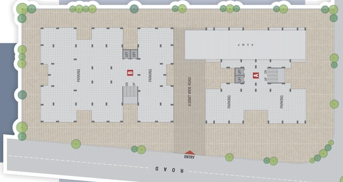 Master Plan of Siddharth Heights 1 in Vavol, Gandhinagar - Image 108372