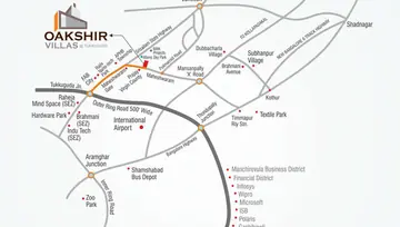 Location of Hallmark Oakshir Villas - Image 108348