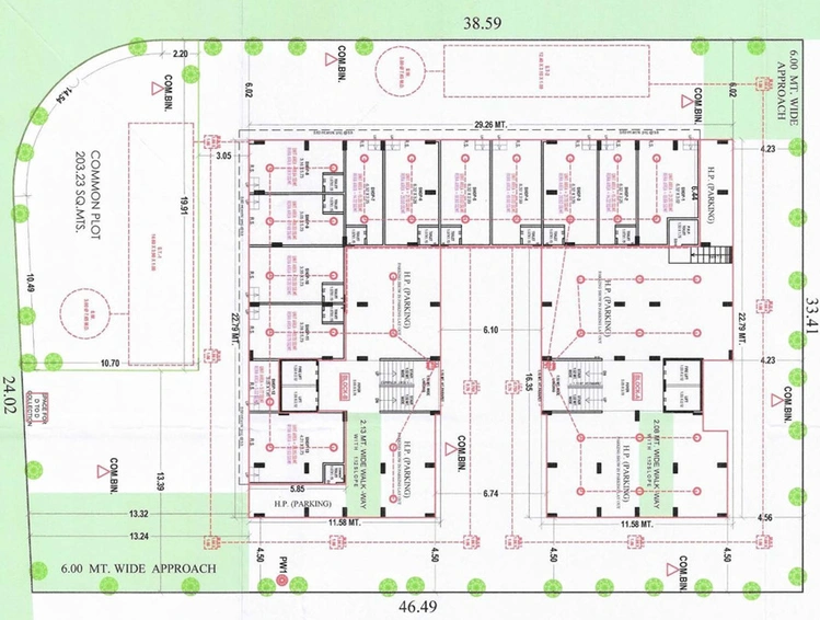 Master Plan of Ganesaai Homes in Kalol, Gandhinagar - Image 108425