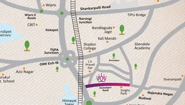 Location of Infocity Majestic - Image 108435