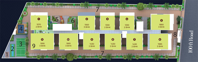 Master Plan of Infocity Majestic in Kismatpur, Hyderabad - Image 108437