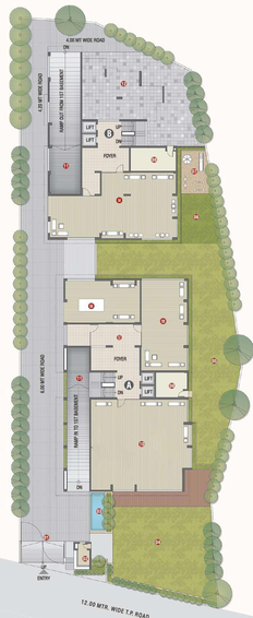 Master Plan of Samyak 49 in Navrangpura, Ahmedabad - Image 109253