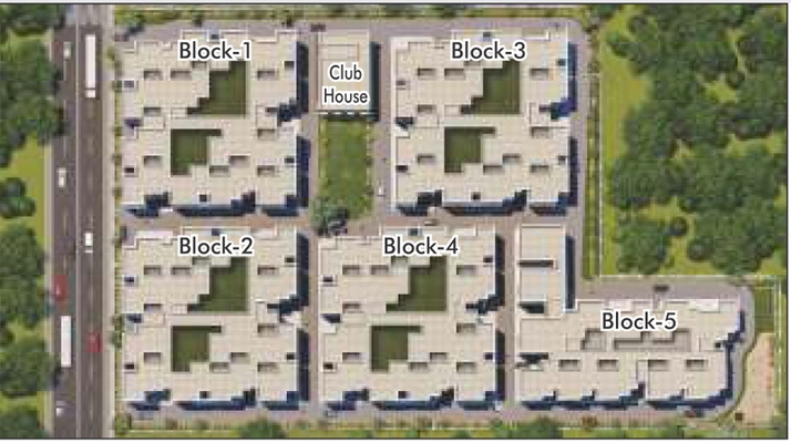 Master Plan of Reliance Sunshine in Isnapur, Hyderabad - Image 110468