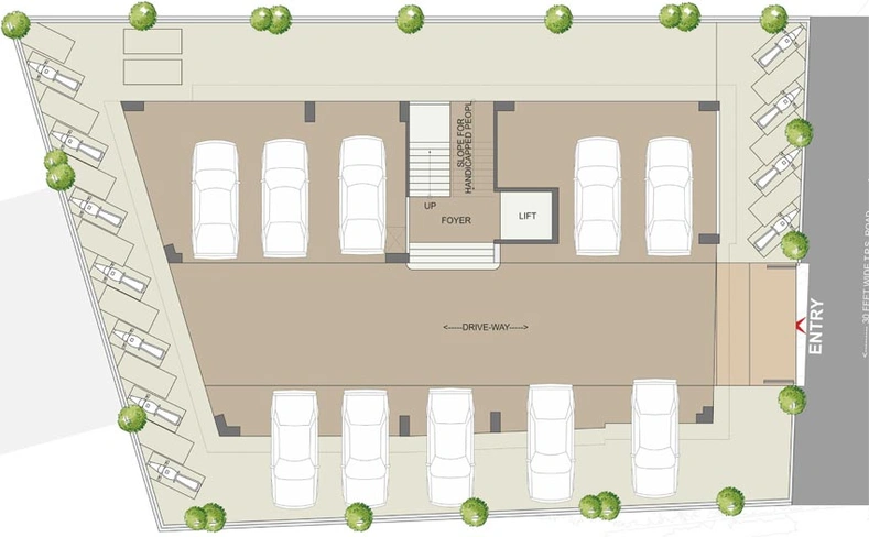 Master Plan of Mahavir Santerian Vista in Gulbai Tekra, Ahmedabad - Image 108502