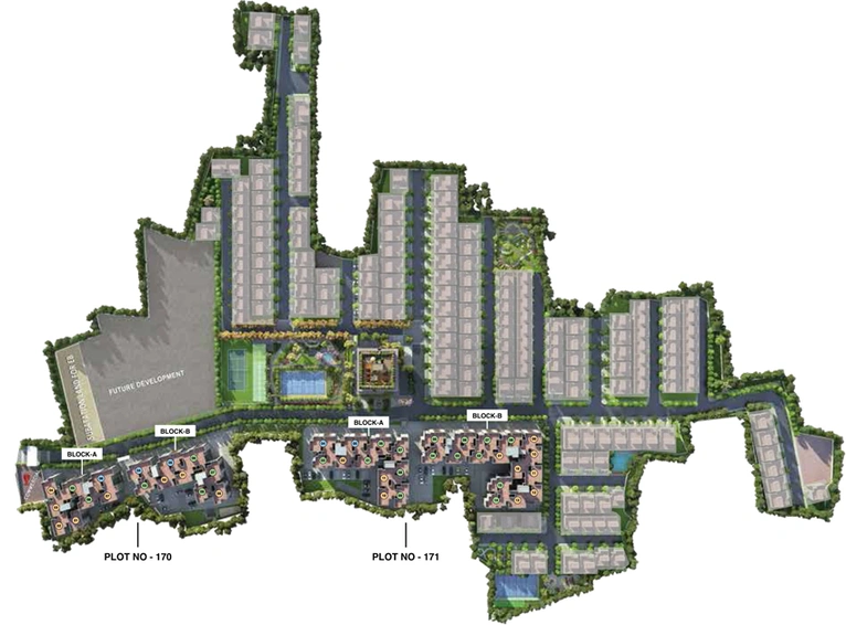 Master Plan of TVS Emerald Udyana in Medavakkam, Chennai - Image 128015