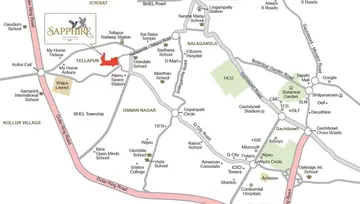 Location of Fortune Greenhomes Sapphire - Image 110478