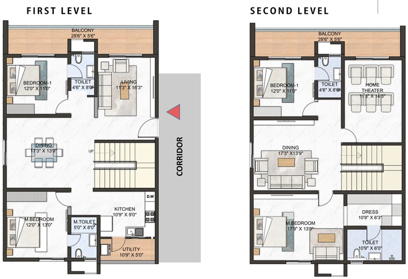 4 BHK Penthouse in Green Space Marvel in Manikonda, Hyderabad - Image 720818