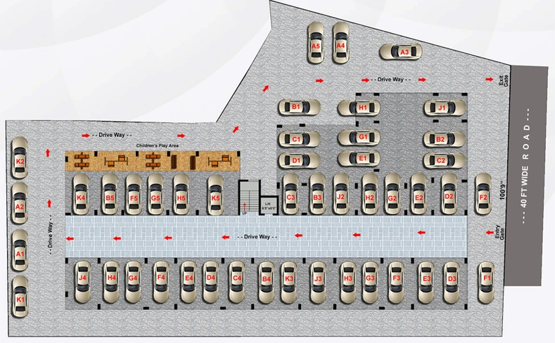 Master Plan of Steps Stone Vatsa 4 AVM in Kattupakkam, Chennai - Image 128029