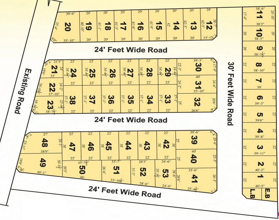 Master Plan of Budget Sai Classic City in Pudupakkam, Chennai - Image 128035