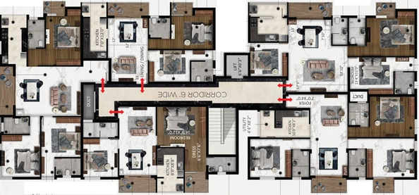Floor Plan of Keystone Spectra in Keelkattalai, Chennai - Image 108558