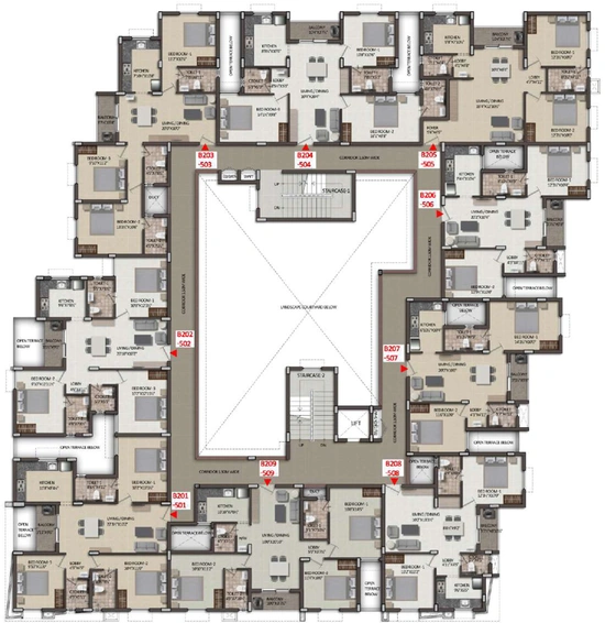 Floor Plan of Isha Pokkisham in Perumbakkam, Chennai - Image 128057