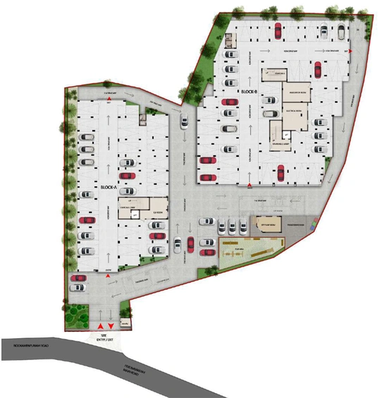 Master Plan of Isha Pokkisham in Perumbakkam, Chennai - Image 128058