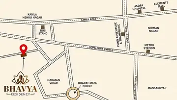 Location of Bhavya Residency - Image 171460