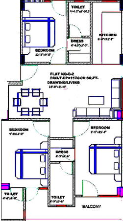 3 BHK Flat in Redwood Aquila in Jagatpura, Jaipur - Image 817004