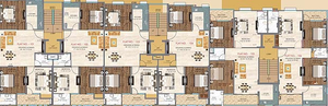 Floor Plan of Vinayak RR Heights in Mansarovar, Jaipur - Image 171484