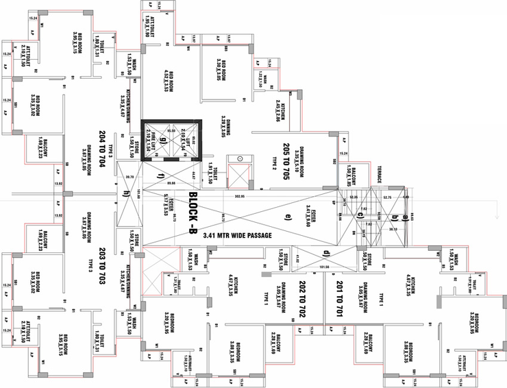 Floor Plan of Krishna Vraj 15 in Randheja, Gandhinagar - Image 108612