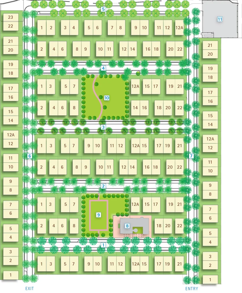 Master Plan of Vatika Urban Woods in Ajmer Road, Jaipur - Image 171521