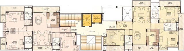Floor Plan of Unique Aravali in Tilak Nagar, Jaipur - Image 170882