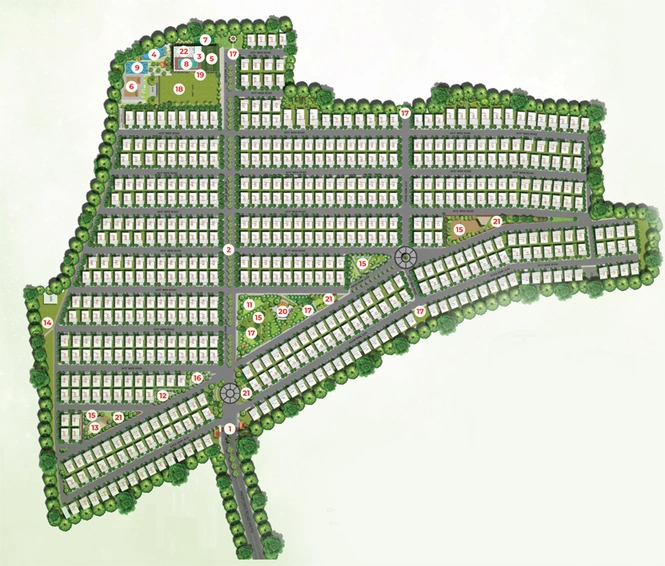 Master Plan of Greenmark Mayfair Sunrise in Kollur, Hyderabad - Image 110546