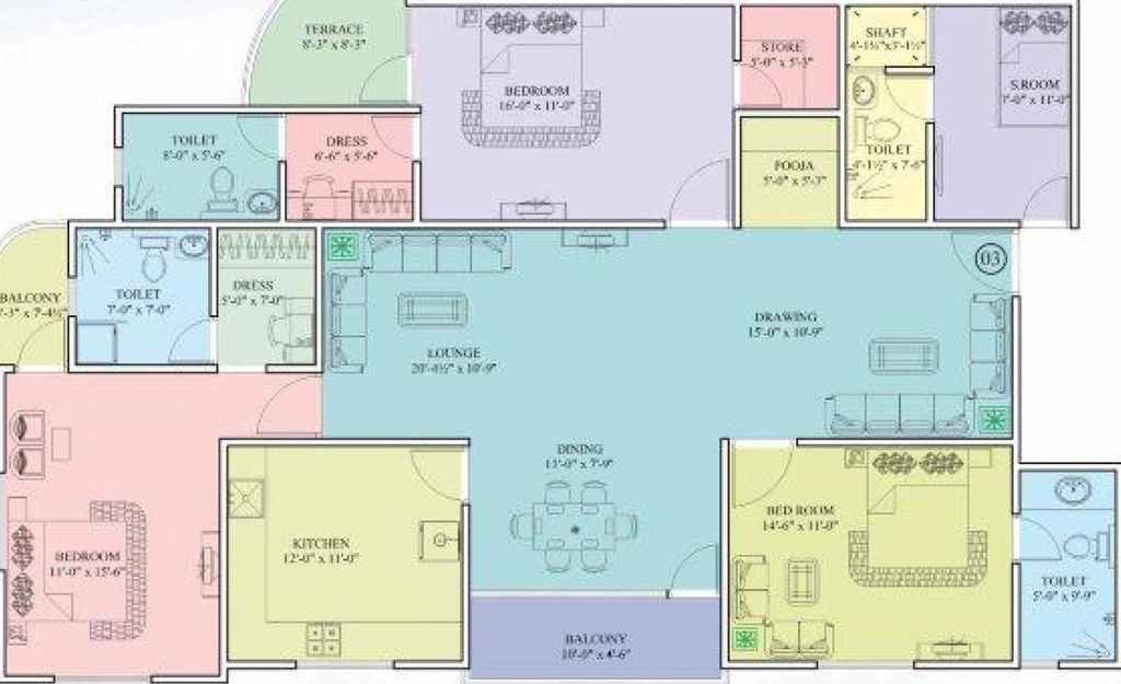 3 BHK Flat in Aastha Imperial in Civil Lines, Jaipur - Image 816692