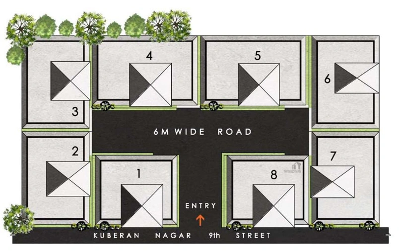 Master Plan of Thigazhvan Royale Mriga in Madipakkam, Chennai - Image 128077