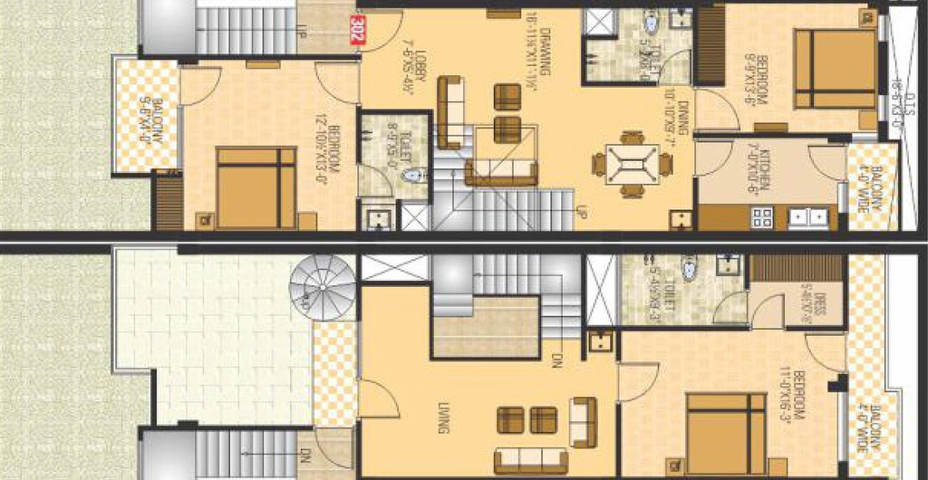 3 BHK Duplex in Guman Aura in Mansarovar, Jaipur - Image 816718