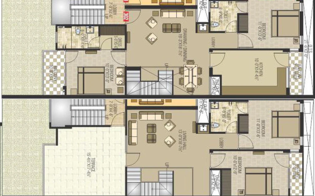 4 BHK Duplex in Guman Aura in Mansarovar, Jaipur - Image 816720