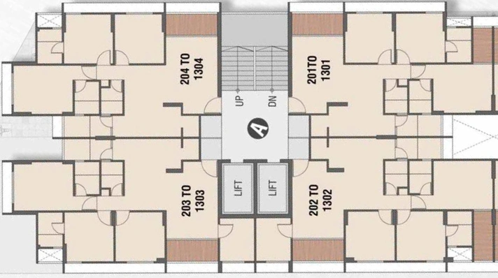 Floor Plan of Saatatya Ganga 362 in Kalol, Gandhinagar - Image 108644