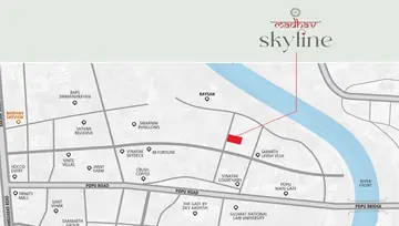 Location of Madhav Skyline - Image 108650