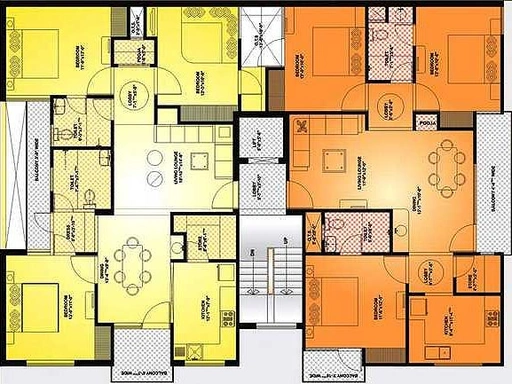 Floor Plan of Vande Rudra Ganesham in Mansarovar, Jaipur - Image 170865