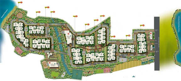 Master Plan of Vasavi Sarovar in Kukatpally, Hyderabad - Image 108724