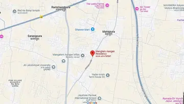 Location of Manglam Aangan The Villas - Image 171245