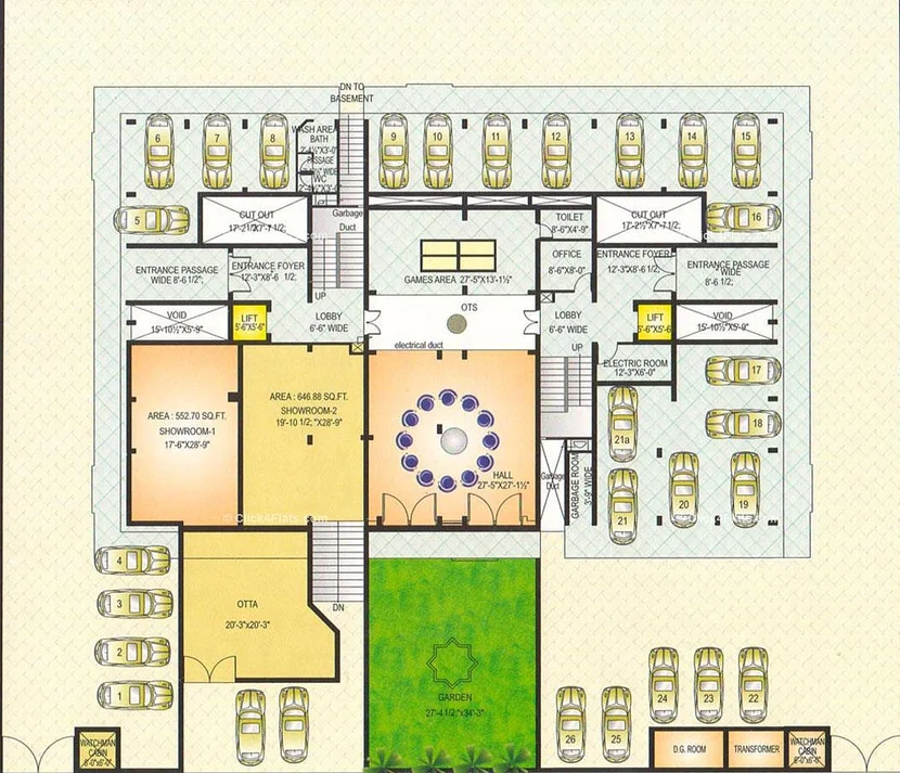 Master Plan of Akshat Elegance in Bani Park, Jaipur - Image 171270