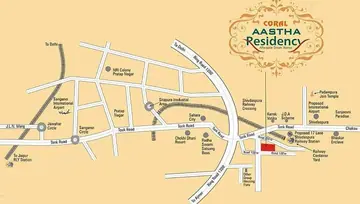 Location of Aastha Residency - Image 171250