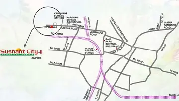 Location of Ansal Sushant City 2 - Image 171275