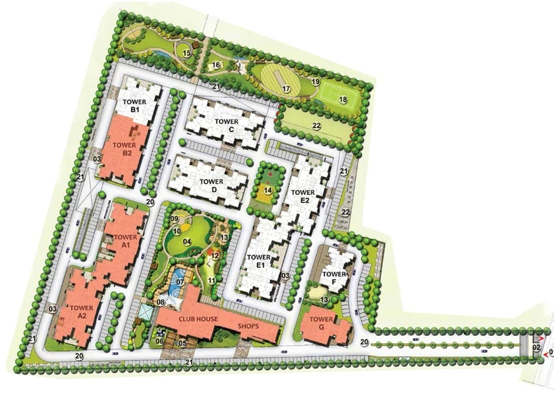Master Plan of Doshi Risington in Karapakkam, Chennai - Image 128535