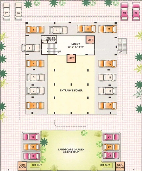 Master Plan of Pearl Medham in Bapu Nagar, Jaipur - Image 170625